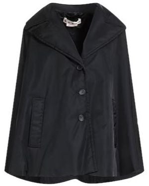 Marni Sleeveless Cape Coat - Black