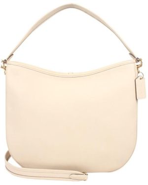 COACH Logo Shoulder Bag - Natural