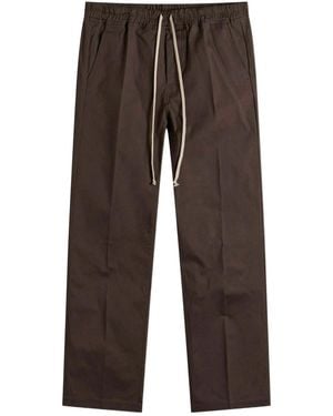 Rick Owens Drawstring Casual Trousers - Brown