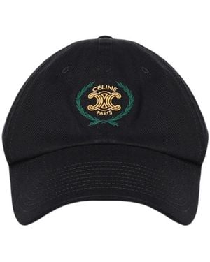 Celine Logo Hat - Blue
