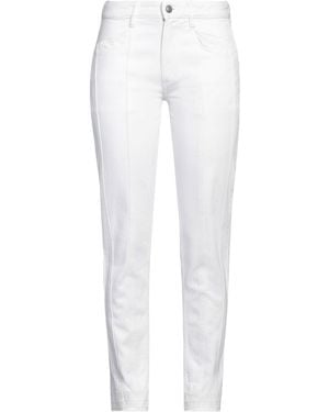 Isabel Marant Coloured Denim Skinny Trousers - White