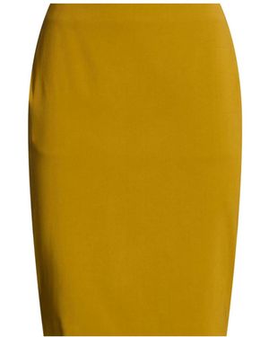 Saint Laurent Simple Pencil Skirt - Yellow