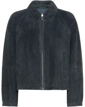 Weekend by Maxmara Suede Jacket - Blue