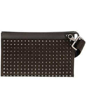 Christian Louboutin Spikes Embellished Funky Crossbody Bag - Black