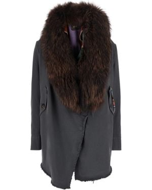 Bazar Deluxe Frayed Coat - Black