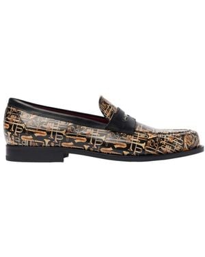 SCAROSSO Round Toe Casual Shoes - Brown