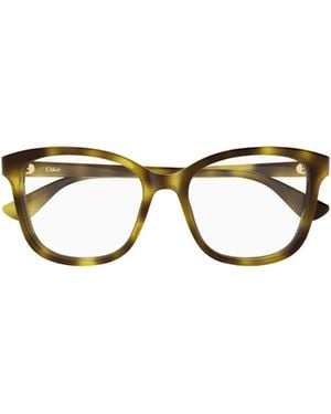 Chloé Chloé Eyewear Square Frame Glasses - Brown