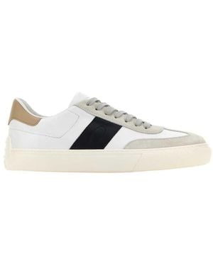 Tod's Round-Toe Lace-Up Trainers - Multicolour