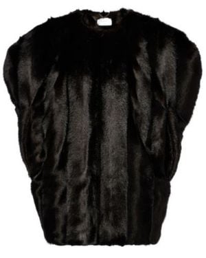 Magda Butrym Oversized Vest - Black