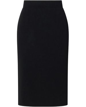 Tom Ford Fitted Knitted Skirt - Black
