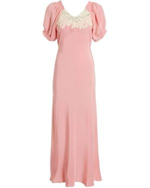 RIXO London Short-Sleeved Dress - Pink