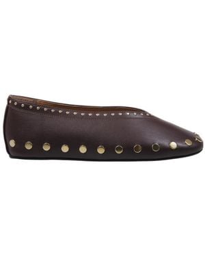 Ganni Jenny Ballerina - Brown