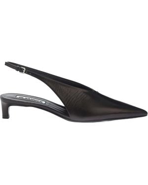Jil Sander Heeled Slingback Court Shoes - Brown
