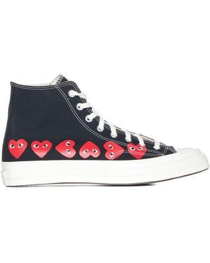 Comme des Garçons Comme Des Garçons Play X Converse High-Top Trainers - White
