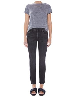 Mother The Mid Rise Dazzler Ankle Jeans - Blue