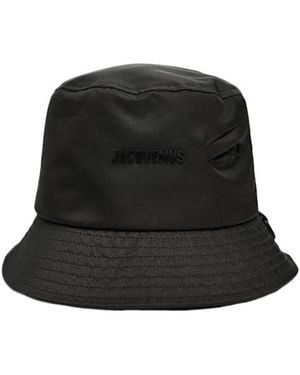 Jacquemus Le Bob Nylon Bucket Hat - Black