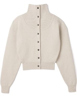 Jacquemus Long-Sleeved Cardigan - White