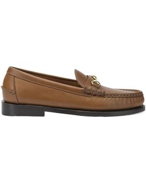 Sebago Horsebit Leather Loafers - Brown
