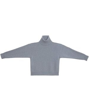 Baserange Turtleneck Sweater - Blue