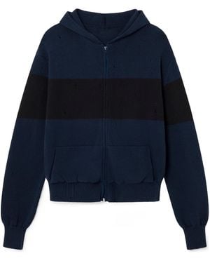 GIMAGUAS Capitan Striped Hoodie - Blue