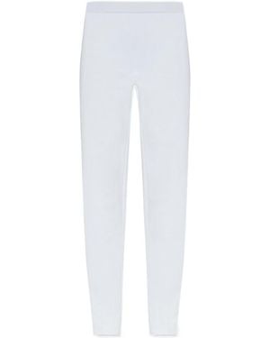 Ferragamo High-Waisted Leggings - White