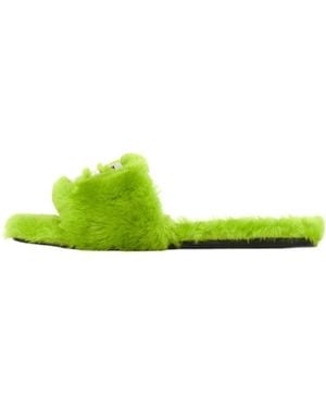 Givenchy Open-Toed Slippers - Green
