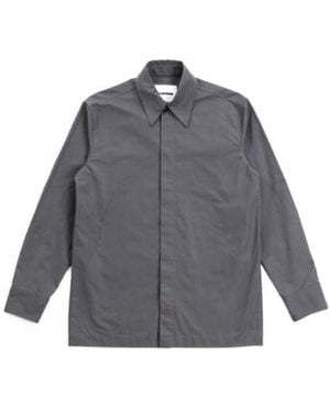 Jil Sander Long-Sleeved Shirt - Gray