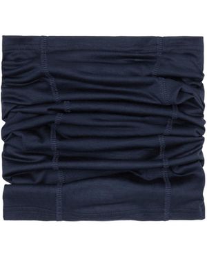 Rier Cache-Cou Knitted Wool Scarf - Blue