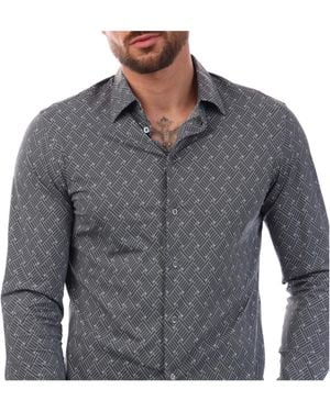 Emporio Armani Darkgrey Longsleeve Shirt