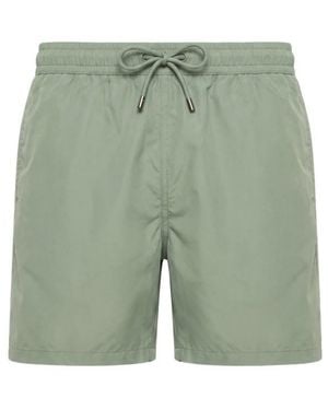 Fedeli Drawstring Swim Trunks - Green