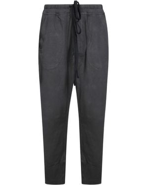 Thom Krom Drawstring Relaxed Trousers - Grey
