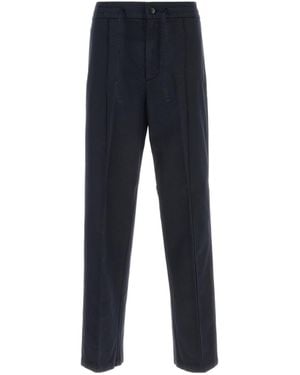 Canali Pleated Front Casual Pants - Blue