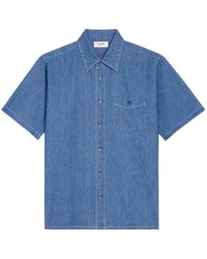 Celine Short-Sleeved Shirt - Blue