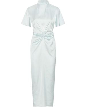 ROTATE BIRGER CHRISTENSEN Gathered Midi Dress - White