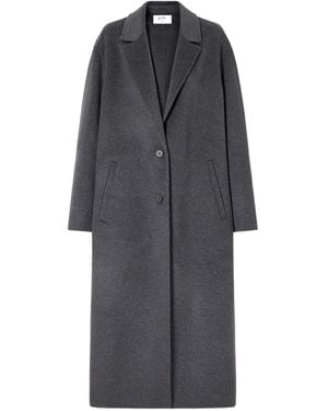 Rohe Wool And Cashmere Blended Overcoat - Grey