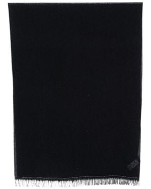 Fabiana Filippi Fringe-Trim Scarf - Black