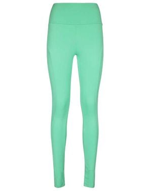 MSGM High-Waist Leggings - Green