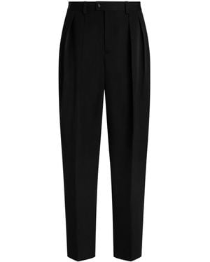 Dolce & Gabbana Wool Casual Pants - Black
