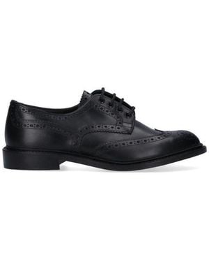 Tricker's Derby Official Business Shoes - Black