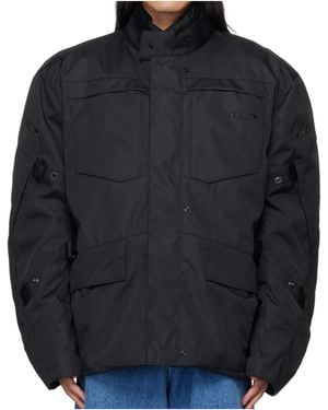 Vetements Biker Parka Jacket - Blue