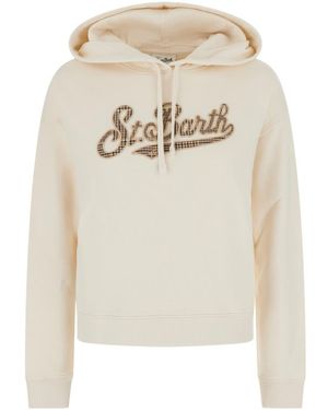 MC2 Saint Barth Drawstring Long-Sleeved Hoodie - White