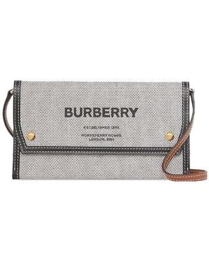 Burberry Horseferry-Print Phone Holder - Grey