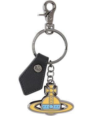 Vivienne Westwood Kent Orb Charm Keyring - White