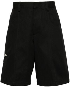 Lanvin Tailored Cotton Shorts - Black