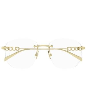 Gucci Eyewear Square Frame Glasses - White