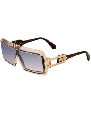 Cazal Geometric Frame Sunglasses - Metallic