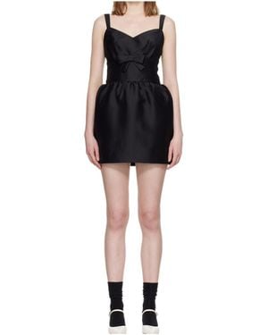 ShuShu/Tong Bow-Detail Sleeveless Dress - Black
