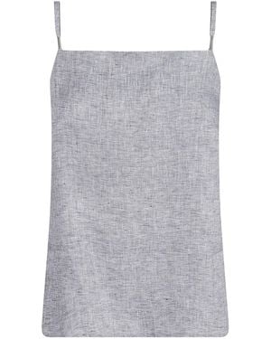 Peserico Linen Camisole Top - Grey