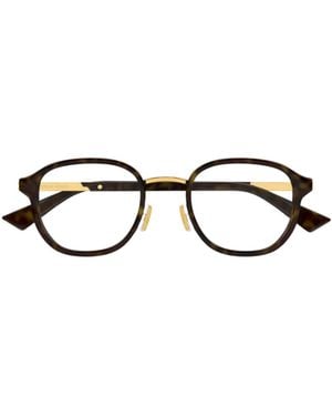 Bottega Veneta Eyewear Square Frame Glasses - White