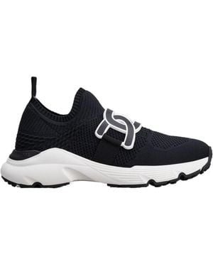 Tod's Kate Knitted Slip-On Trainers - Black